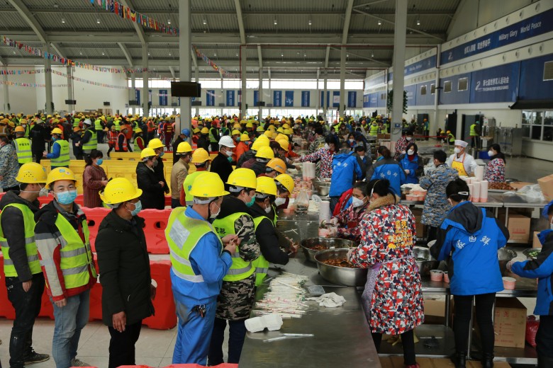 食堂开饭场景_conew1