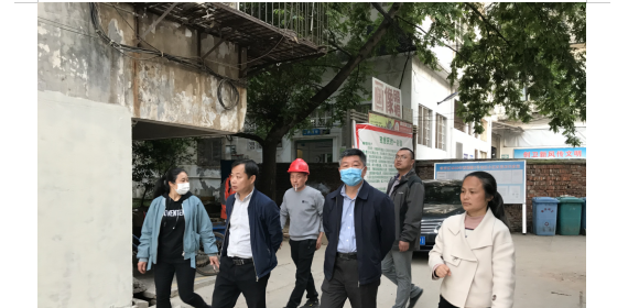 赣州市住建局党组书记、局长廖光斌在章贡区调研老旧小区改造工作