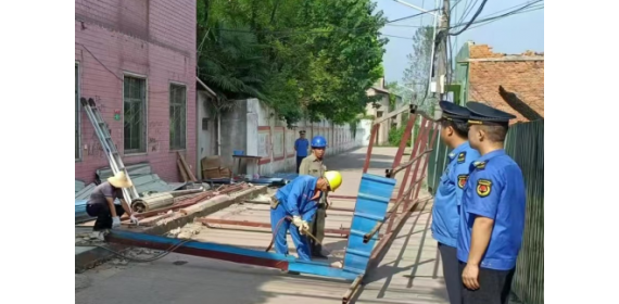 鄂州市临空经济区综合执法中心： 重拳整治违建  共建美好家园